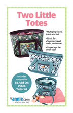Two Little Totes Sewing Pattern - ByAnnie - Sewfinity.com