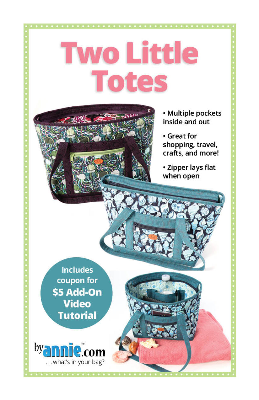 Two Little Totes Sewing Pattern - ByAnnie - Sewfinity.com
