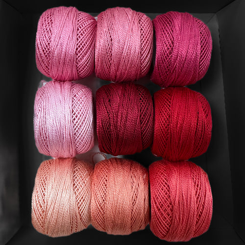 Berry Jam Pearl Cotton Thread Bundle - Size 8 - Sewfinity.com