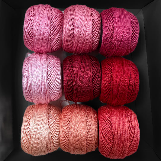 Berry Jam Pearl Cotton Thread Bundle - Size 8 - Sewfinity.com