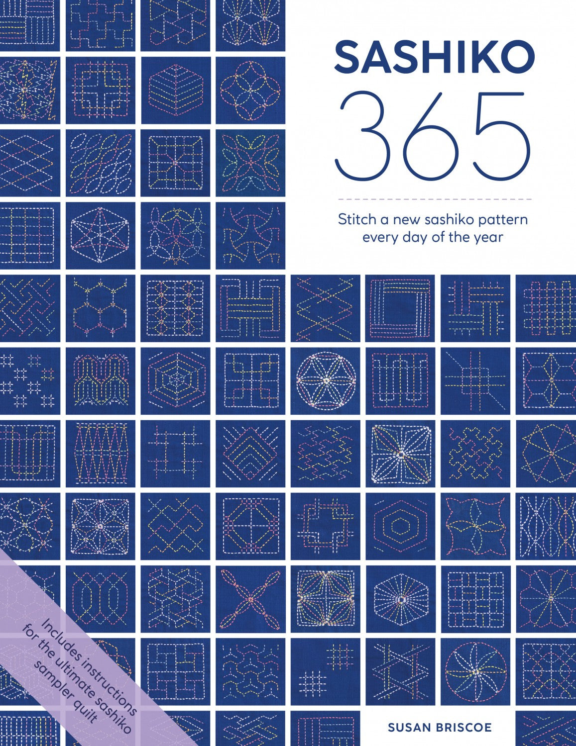 Sashiko 365 Book by Susan Briscoe - Sewfinity.com