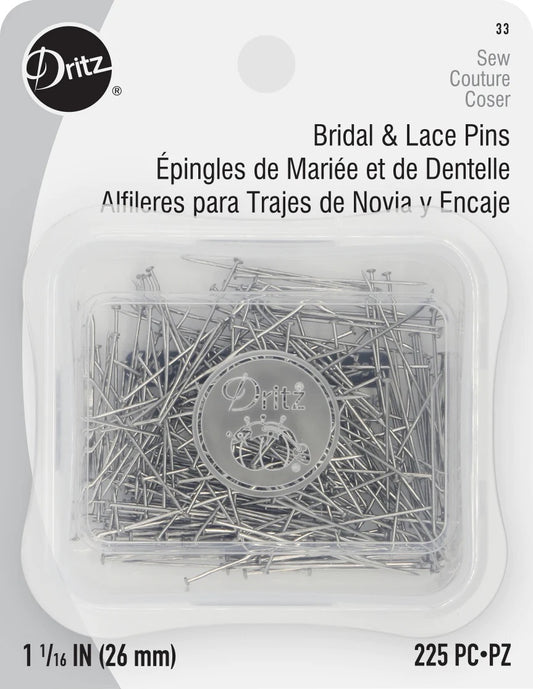 Bridal and Lace Pins - 1 1/16 in - Set of 225 - Sewfinity.com