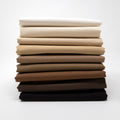Brown 9 Kona Cotton Fat Quarter Bundle - Sewfinity.com