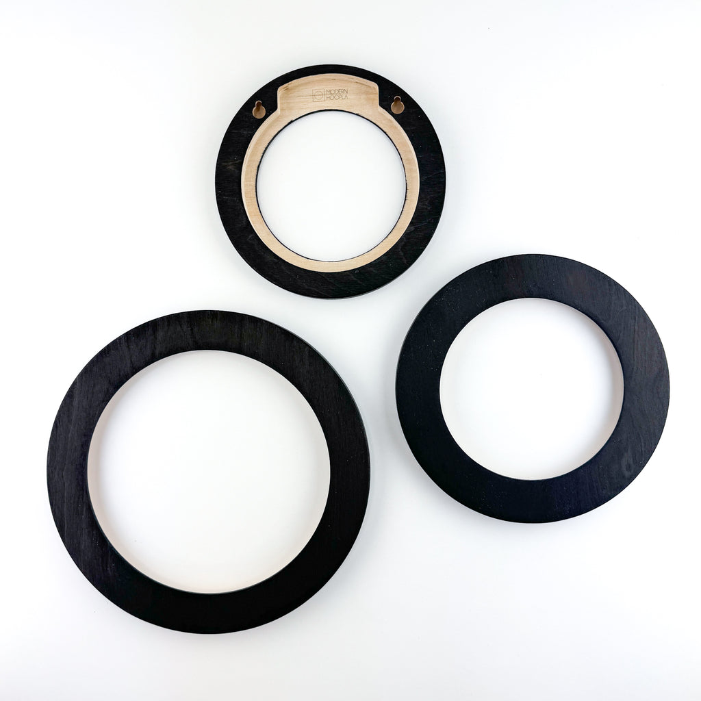 Hoop Frame - Circle 5 in - Black