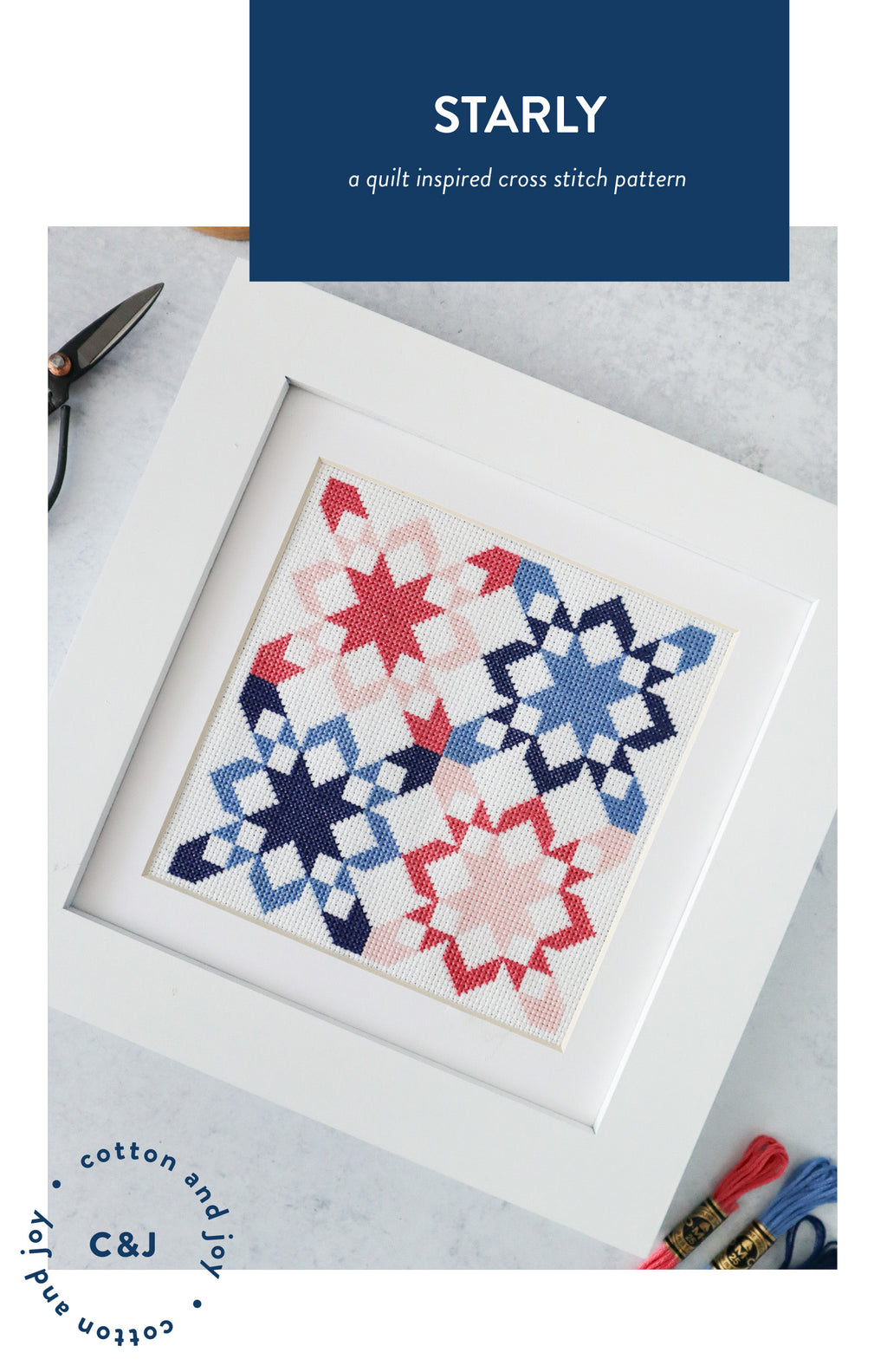 Starly Cross Stitch Pattern by Cotton and Joy - Sewfinity.com