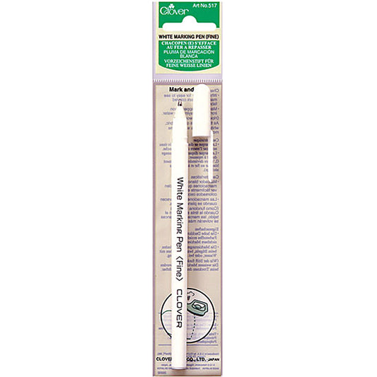 Clover White Marking Pen Fine