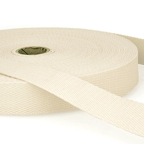 Cotton Webbing - 1.5 in - Cream - Sewfinity.com