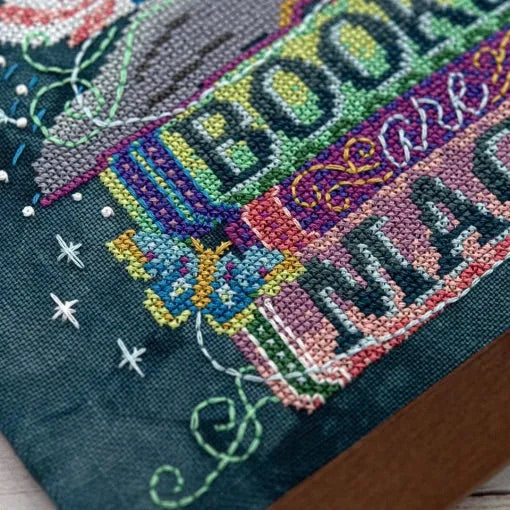 Books Are Magic Cross Stitch Pattern by Counting Puddles - Sewfinity.com