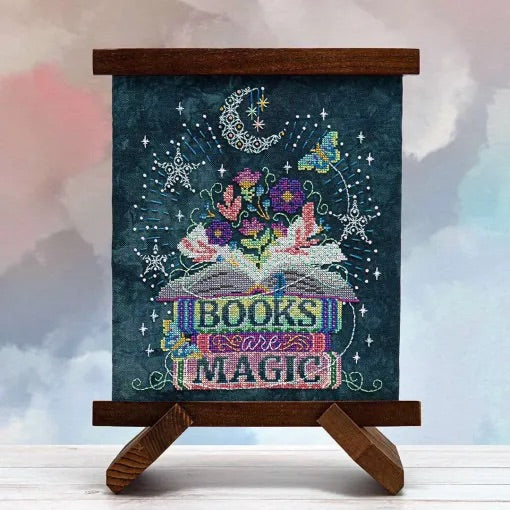 Books Are Magic Cross Stitch Pattern by Counting Puddles - Sewfinity.com