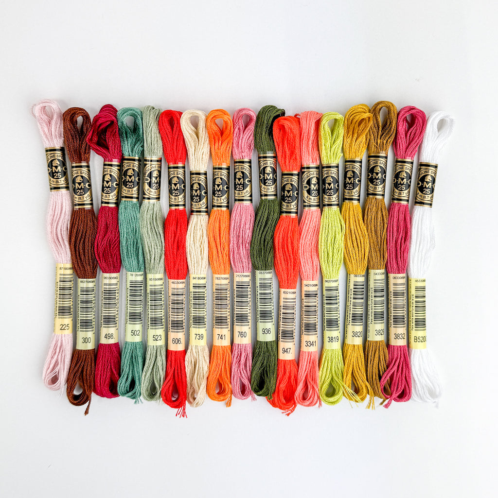 Modern Botanical Wedding Sampler Floss Bundle - Sewfinity.com