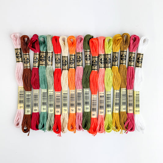 Modern Botanical Wedding Sampler Floss Bundle - Sewfinity.com