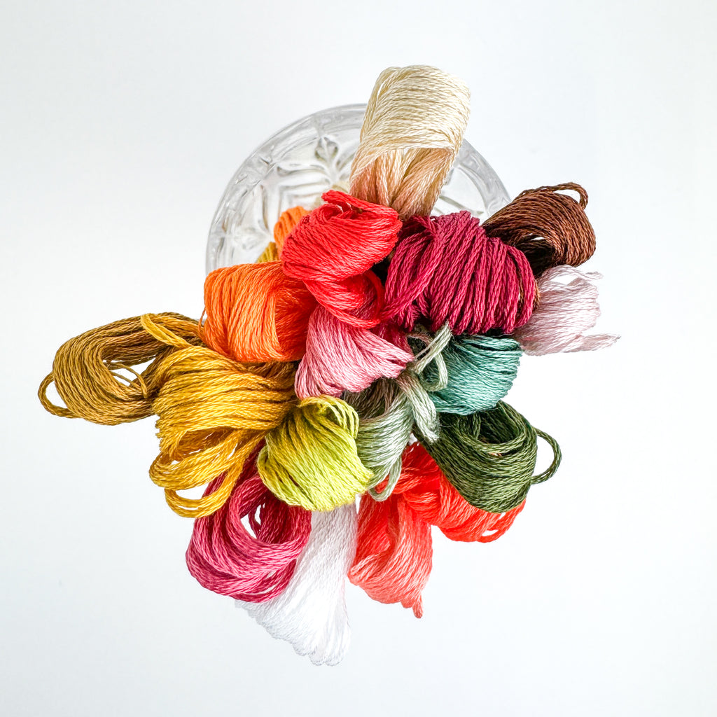 Modern Botanical Wedding Sampler Floss Bundle - Sewfinity.com