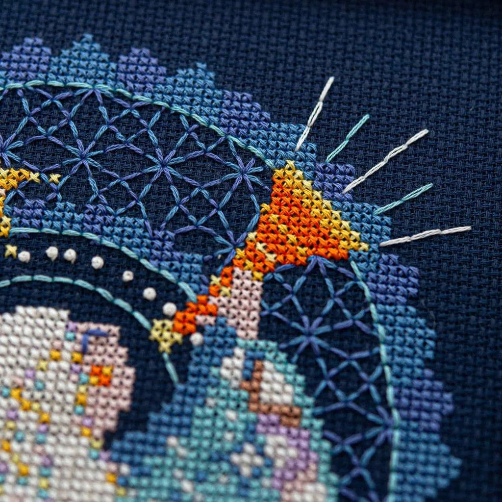 Patchwork Angel Cross Stitch Pattern by Counting Puddles - Sewfinity.com