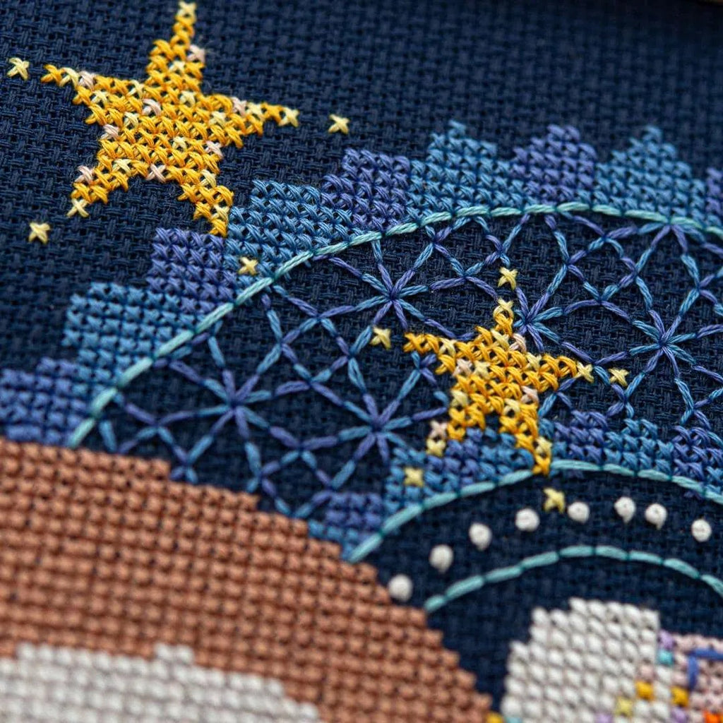 Patchwork Angel Cross Stitch Pattern by Counting Puddles - Sewfinity.com