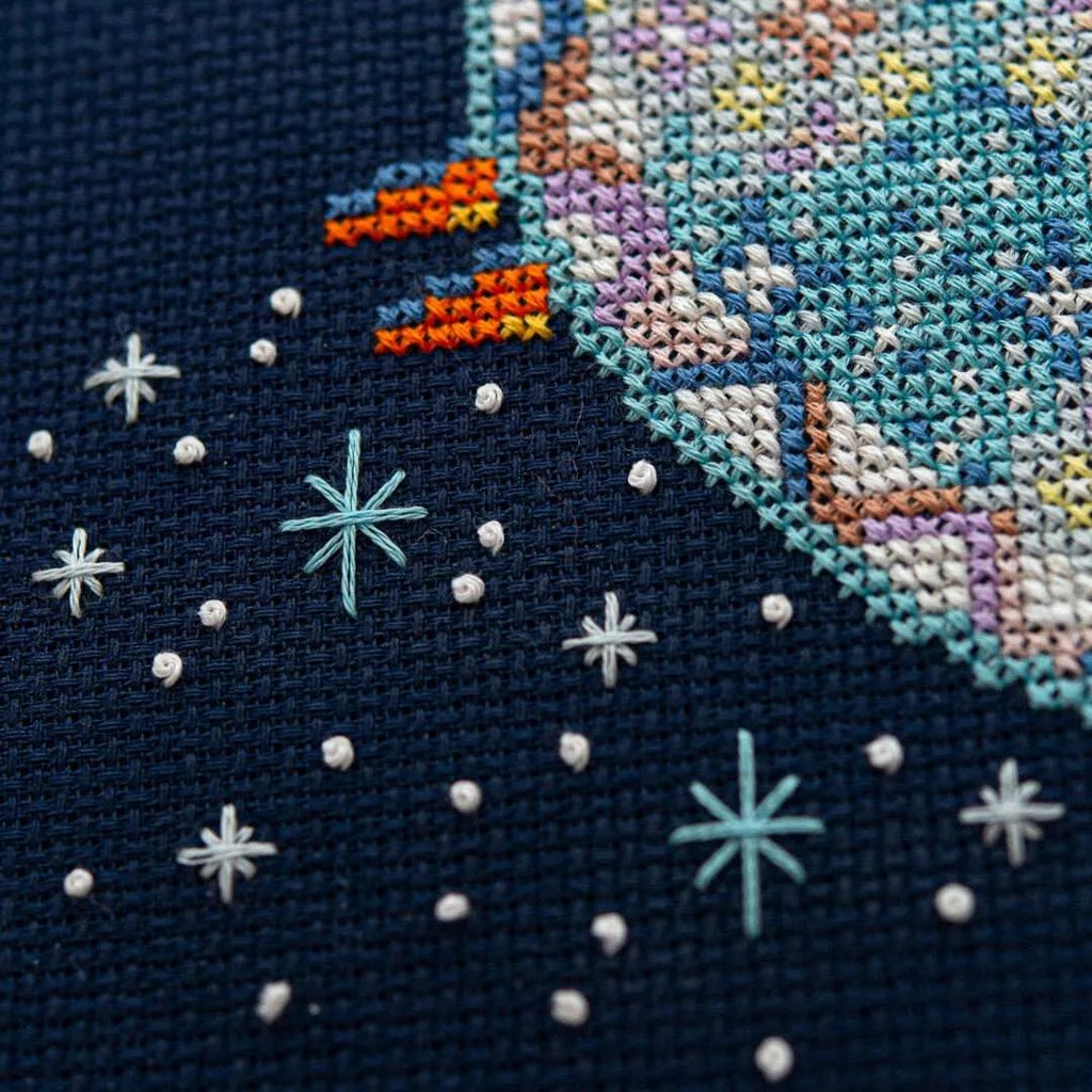 Patchwork Angel Cross Stitch Pattern by Counting Puddles - Sewfinity.com