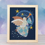 Patchwork Angel Cross Stitch Pattern by Counting Puddles - Sewfinity.com