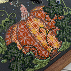 Ravens Harvest Moon Cross Stitch Pattern by Counting Puddles - Sewfinity.com