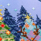 Reindeer Cheer Cross Stitch Pattern by Counting Puddles - Sewfinity.com