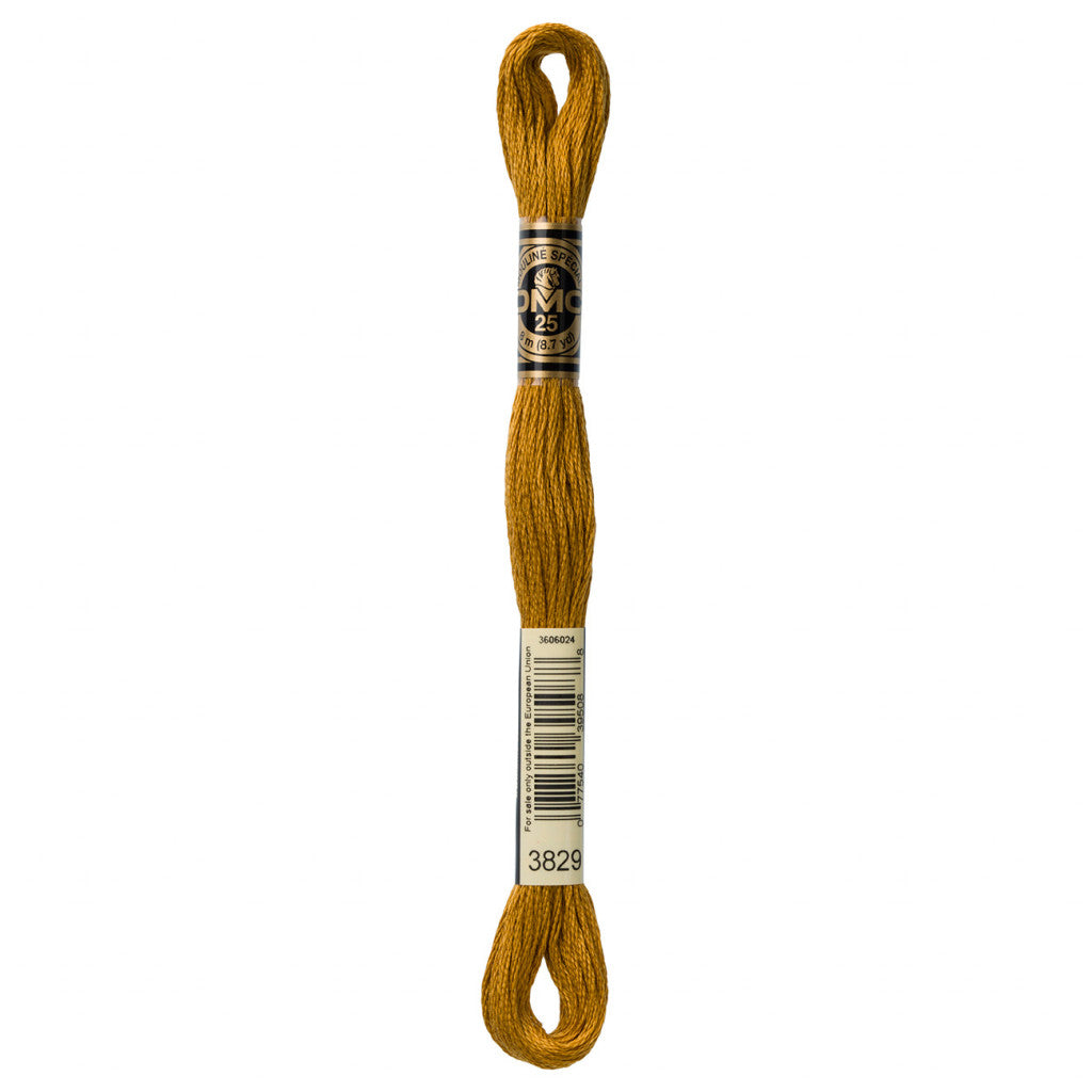 DMC 3829 Embroidery Floss - Sewfinity.com