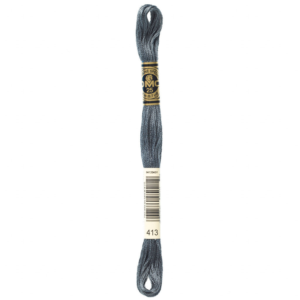 DMC 413 Embroidery Floss - Sewfinity.com