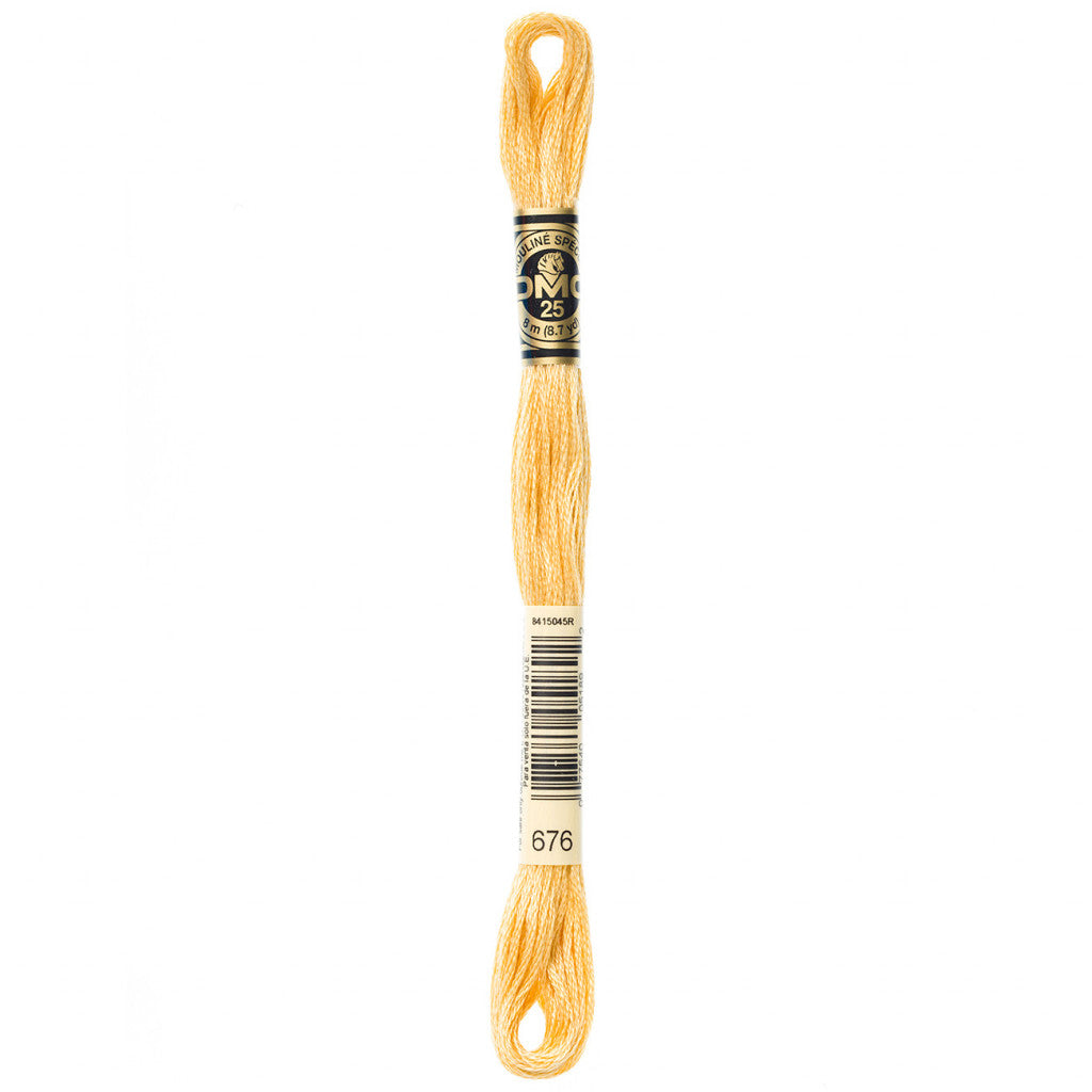 DMC 676 Embroidery Floss - Sewfinity.com