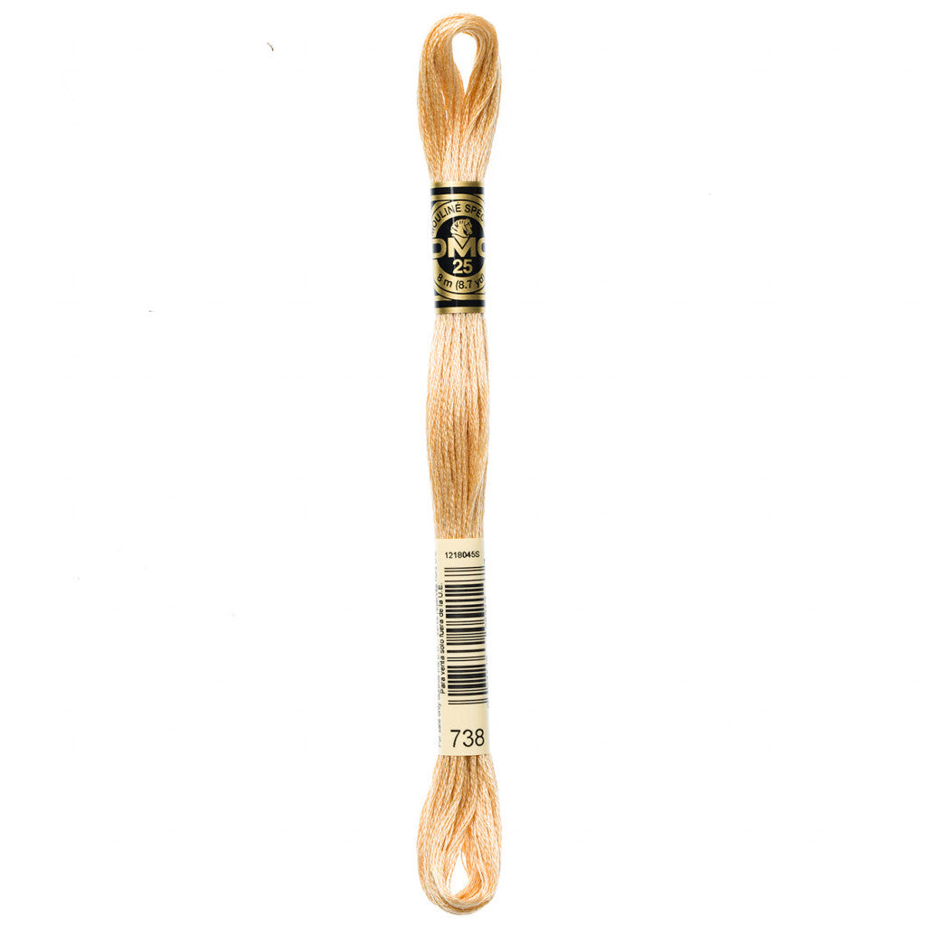 DMC 738 Embroidery Floss - Sewfinity.com