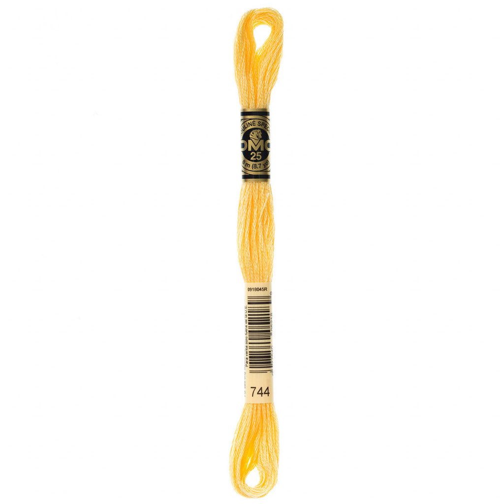 DMC 744 Embroidery Floss - Sewfinity.com
