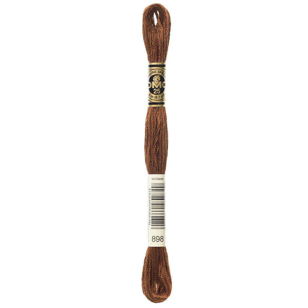 DMC 898 Embroidery Floss - Sewfinity.com