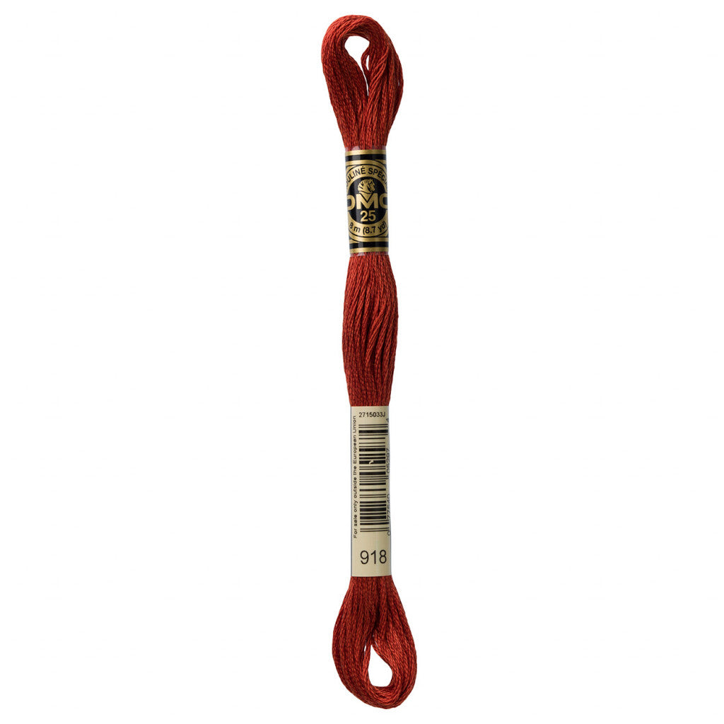 DMC 918 Embroidery Floss - Sewfinity.com