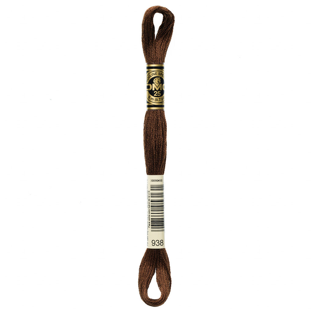 DMC 938 Embroidery Floss - Sewfinity.com