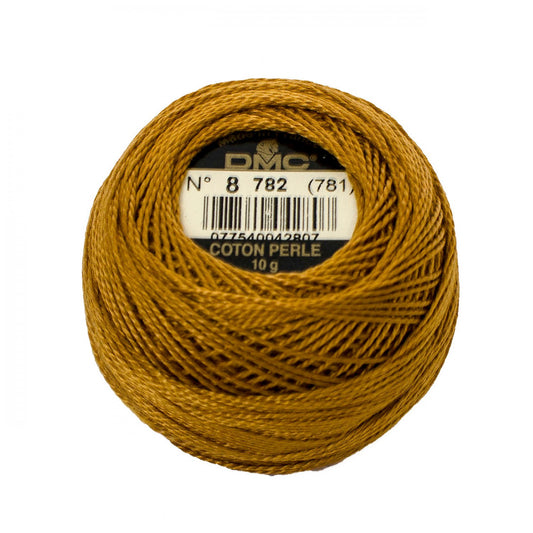 DMC Pearl Cotton Thread Size 8 - 782 - Sewfinity.com