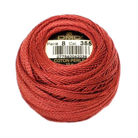 DMC Pearl Cotton Thread Size 8 - 355 - Sewfinity.com