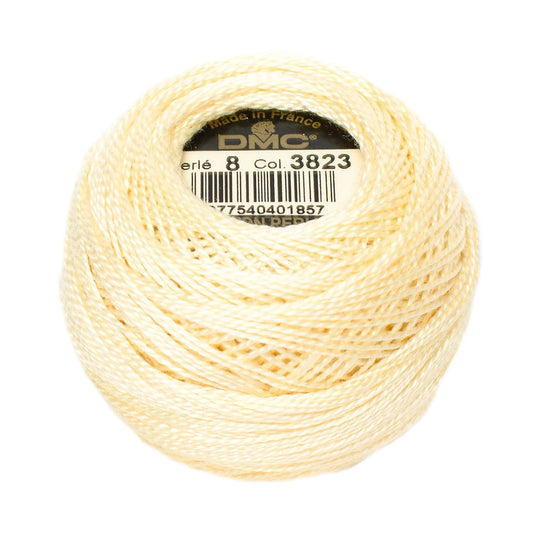 DMC Pearl Cotton Thread Size 8 - 3823 - Sewfinity.com