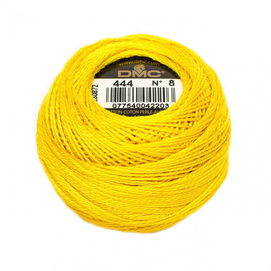 DMC Pearl Cotton Thread Size 8 - 444 - Sewfinity.com