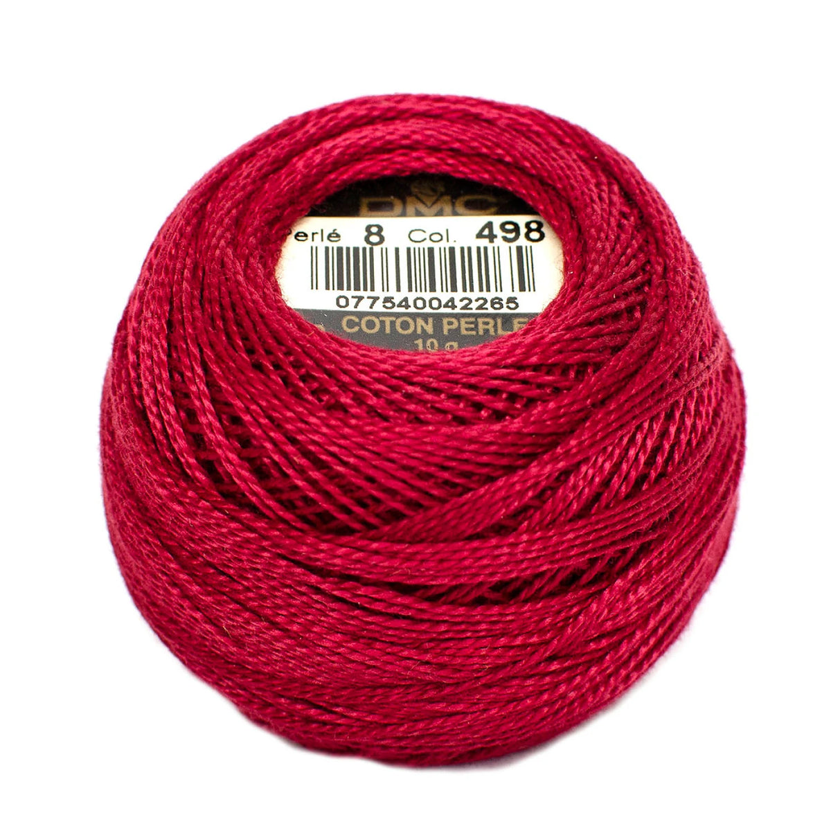DMC Pearl Cotton Thread Size 8 - 498 - Sewfinity.com