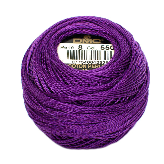 DMC Pearl Cotton Thread Size 8 - 550 - Sewfinity.com