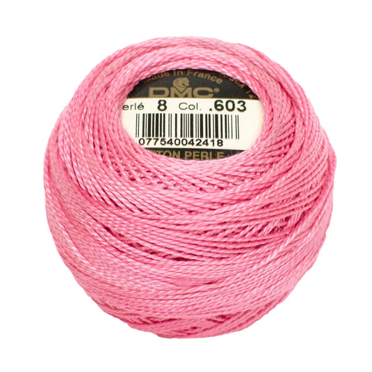 DMC Pearl Cotton Thread Size 8 - 603 - Sewfinity.com