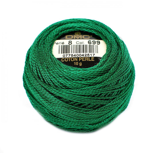 DMC Pearl Cotton Thread Size 8 - 699 - Sewfinity.com