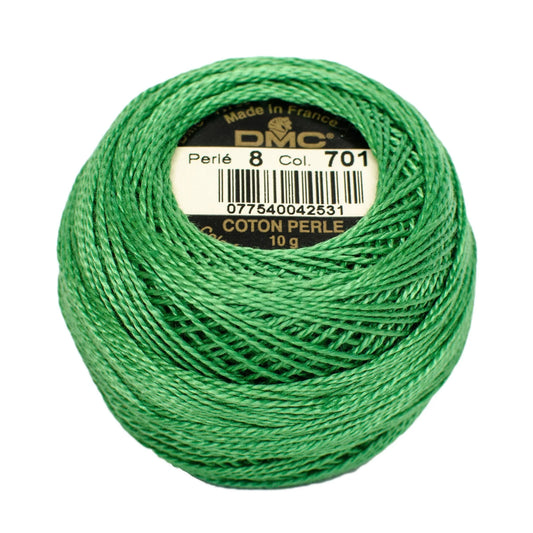 DMC Pearl Cotton Thread Size 8 - 701 - Sewfinity.com