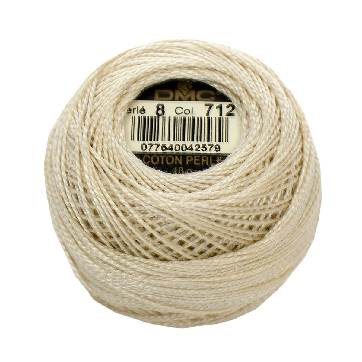 DMC Pearl Cotton Thread Size 8 - 712 - Sewfinity.com