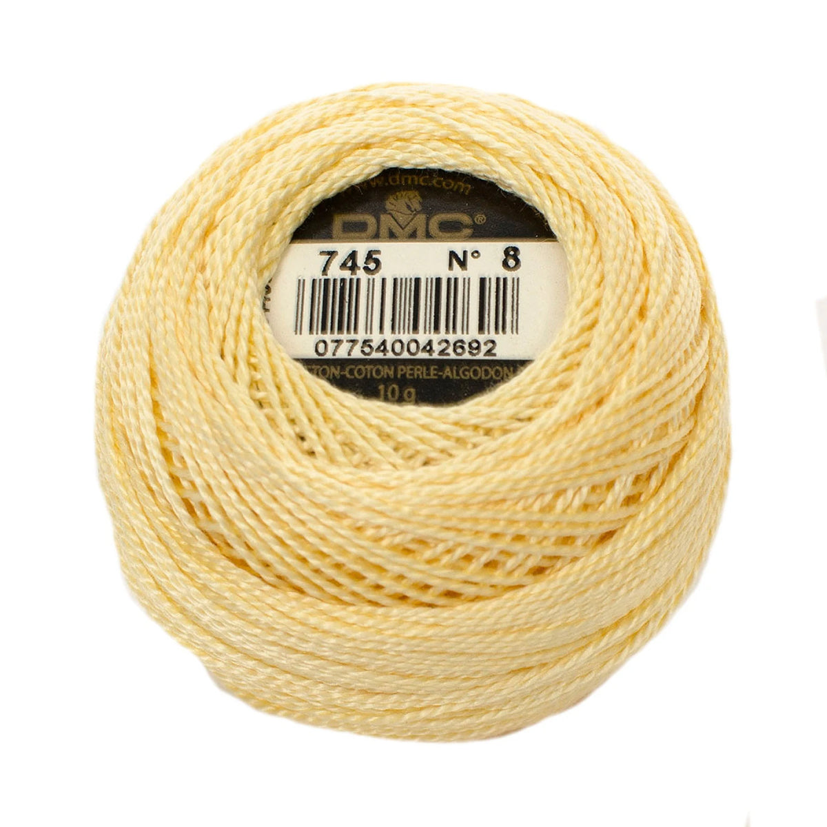 DMC Pearl Cotton Thread Size 8 - 745 - Sewfinity.com
