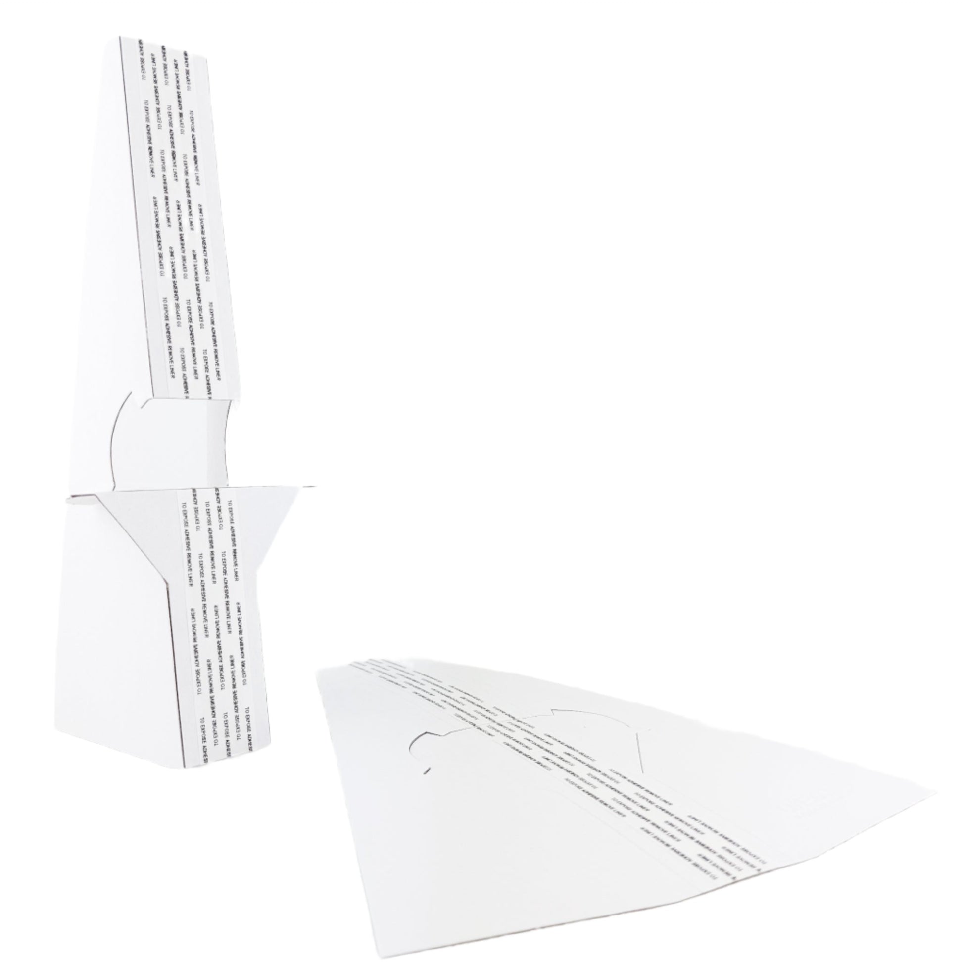 Easel Back - Self-Stick - Double Wing - 12 inch - White