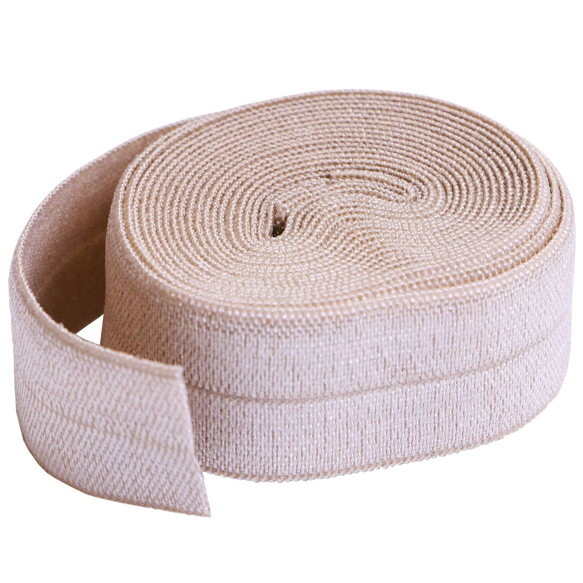 Fold Over Elastic - 20mm - Natural - Sewfinity.com