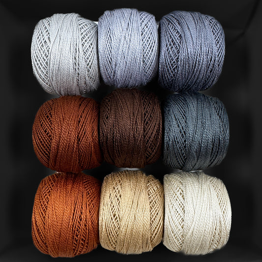 Geology Pearl Cotton Thread Bundle - Size 8 - Sewfinity.com