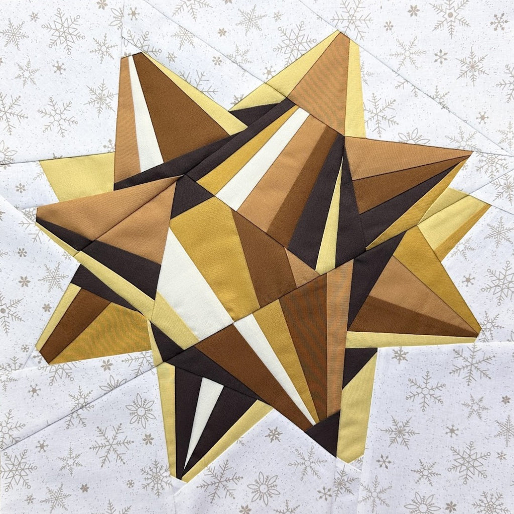 Gift Bow Block Kit - Gold - Confetti Cotton - Sewfinity.com