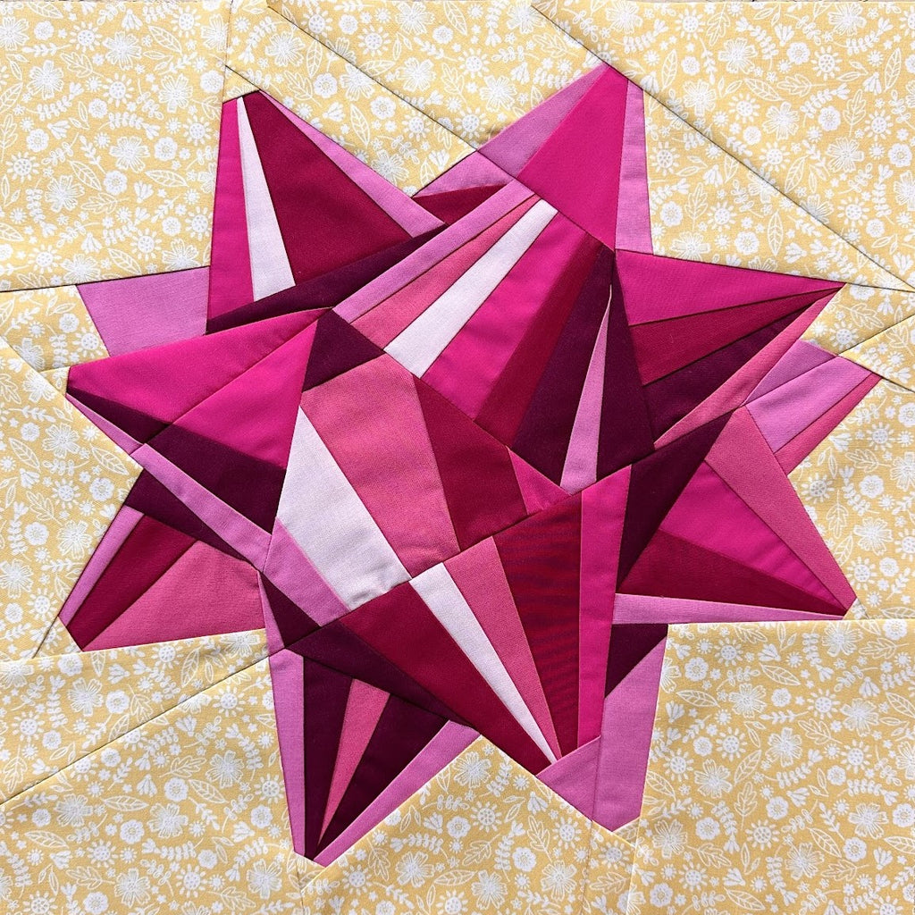 Gift Bow Block Kit - Pink - Kona Cotton - Sewfinity.com