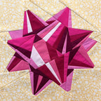 Gift Bow Block Kit - Pink - Kona Cotton - Sewfinity.com