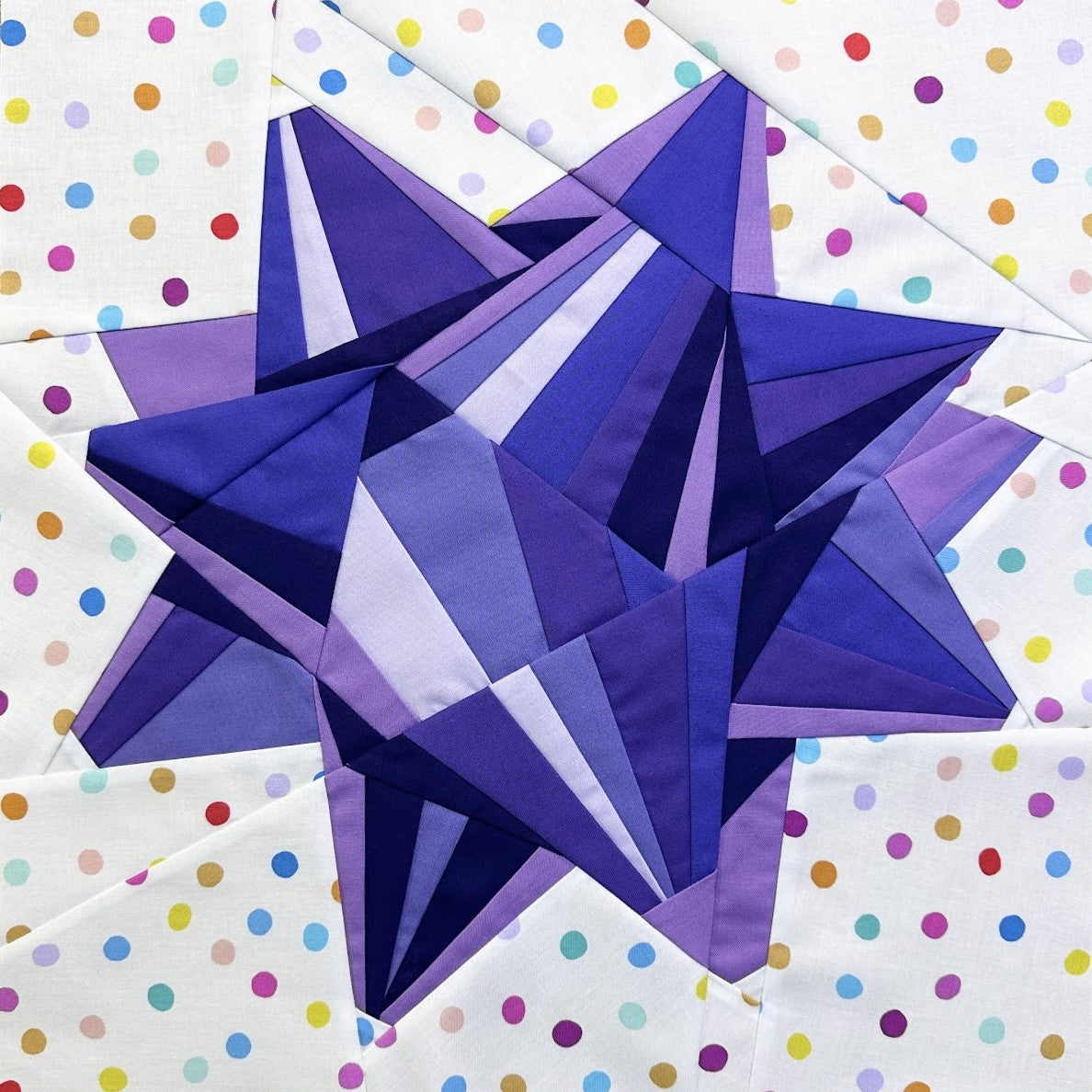 Gift Bow Block Kit - Purple - Kona Cotton - Sewfinity.com