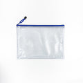 Grid Zip Bag - 13.5 x 9.5 inch - Blue - Sewfinity.com