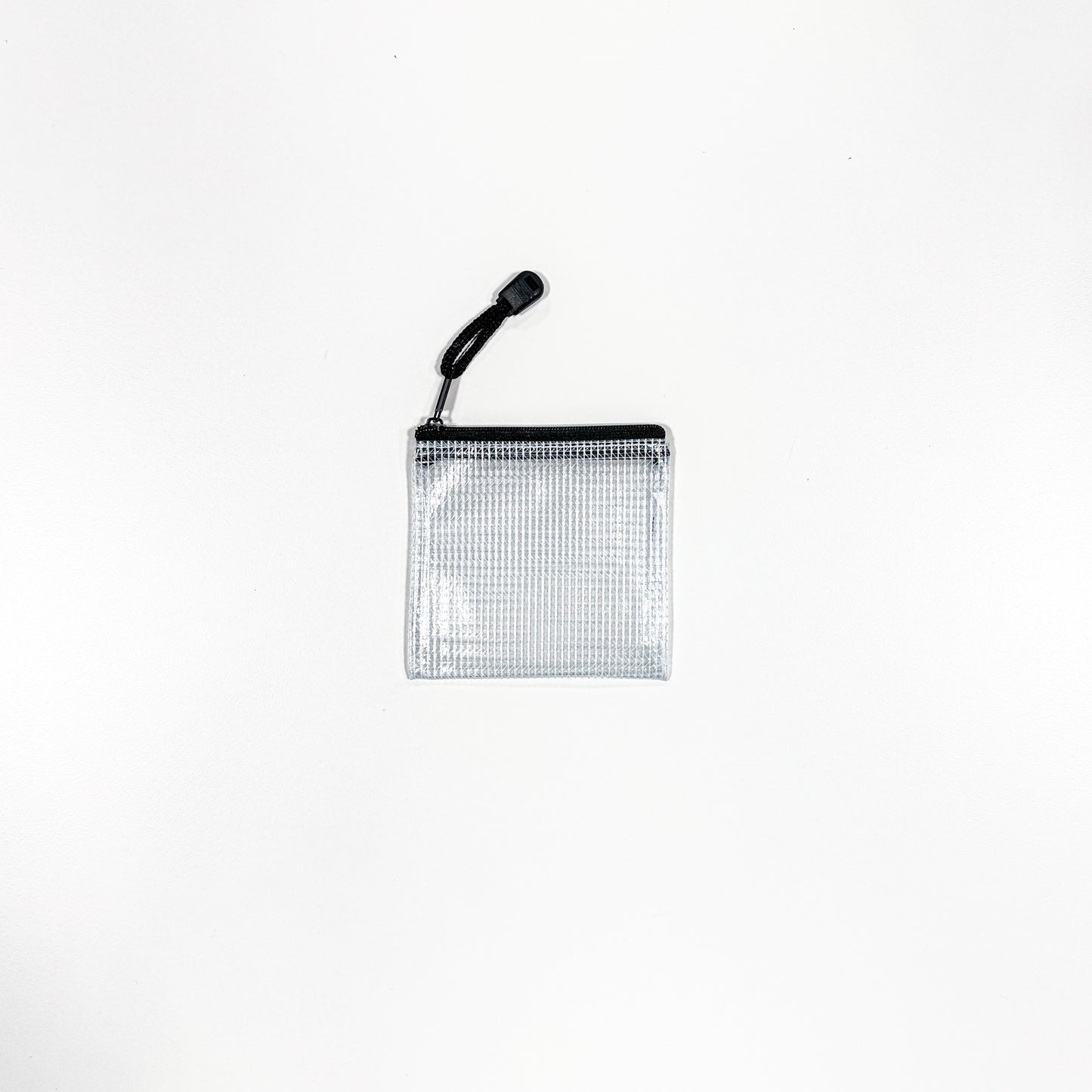 Grid Zip Bag - 4 x 4 inch - Black - Sewfinity.com